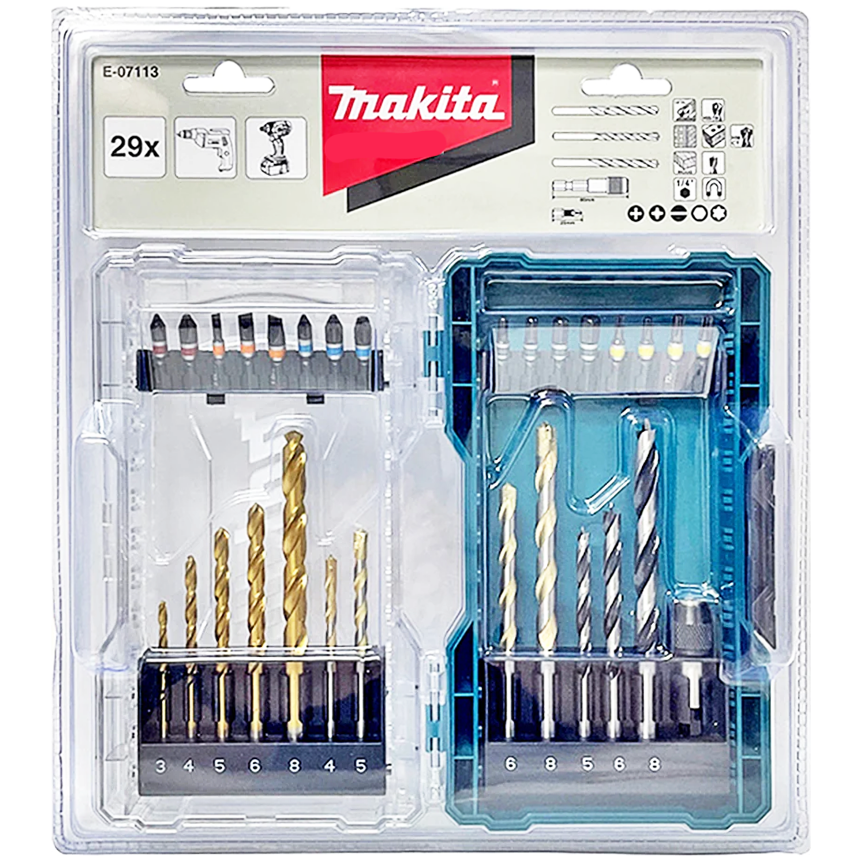 Makita E-07113 Combination Screw and Drill Bit Set 29Pcs | Makita by KHM Megatools Corp. Makita E-07113 Combination Screw and Drill Bit Set 29Pcs | Makita by KHM Megatools Corp.